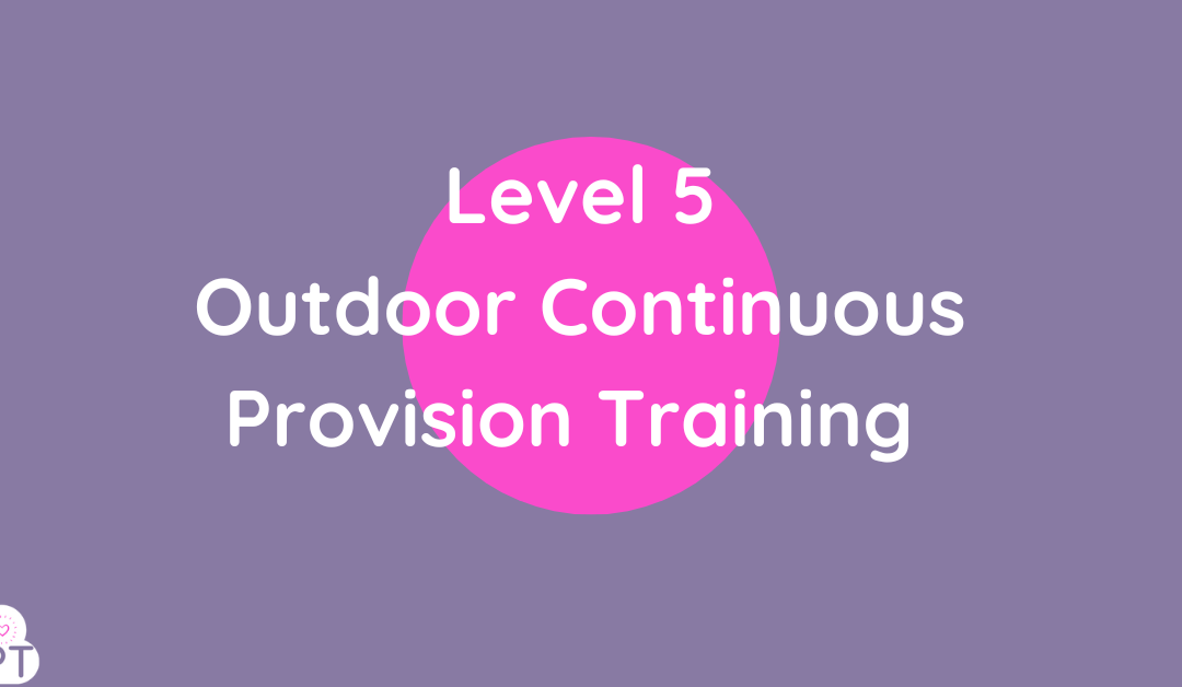 Outdoor Continuous Provision Training (Level 5)