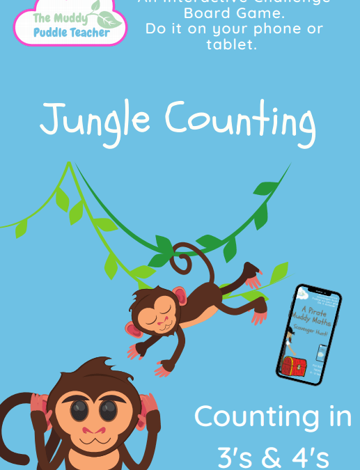 Outdoor EBook Counting in 3s and 4s (Board Game)