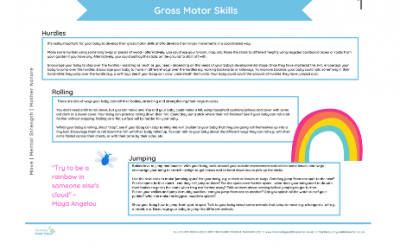 Early Years Gross Motor Skills (Ideas Pack)