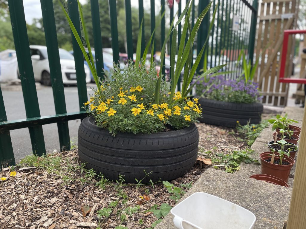 tyres for planting