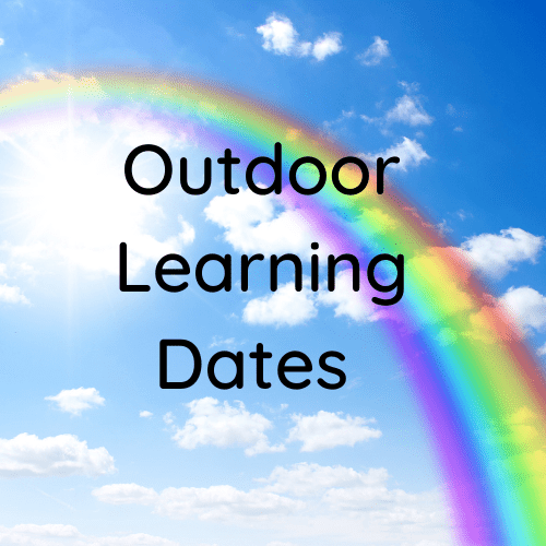 outdoor learning dates
