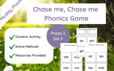 Chase me Chase me Outdoor Phonics Game (Ph2 Set3)