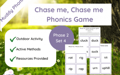 Chase me Chase me Outdoor Phonics Game (Ph2 Set4)