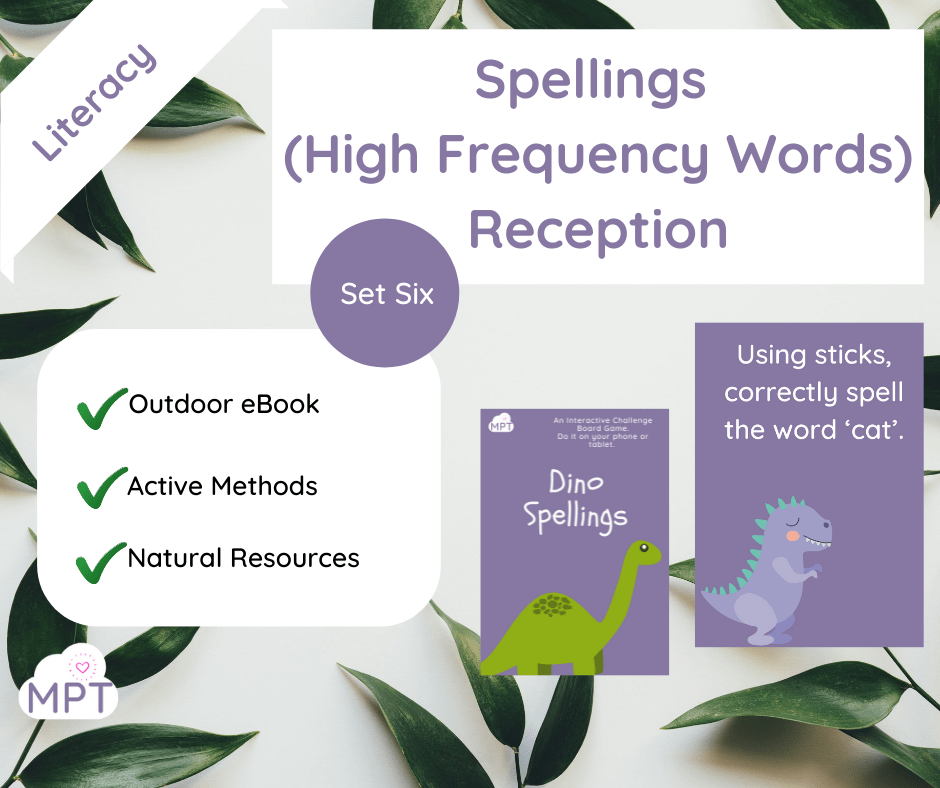 Spellings (High Frequency Words) – Set Six