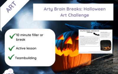 Arty Brain Breaks: Halloween Art Challenge