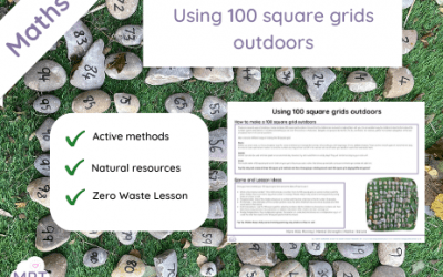 Using 100 square grids outdoors