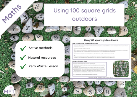 Using 100 square grids outdoors