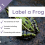 Label a Frog (Year 1)