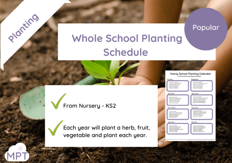 Whole School Yearly Planting Calendar