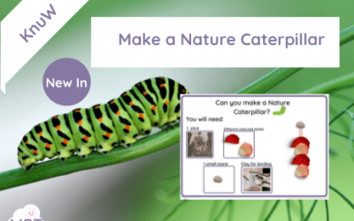 How to make a Nature Caterpillar (Tuff Spot)