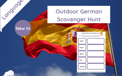 Outdoor Spanish Scavenger Hunt