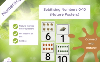 Subitising Numbers 0-10 (Nature Posters)