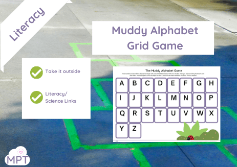 Muddy Alphabet Grid Game