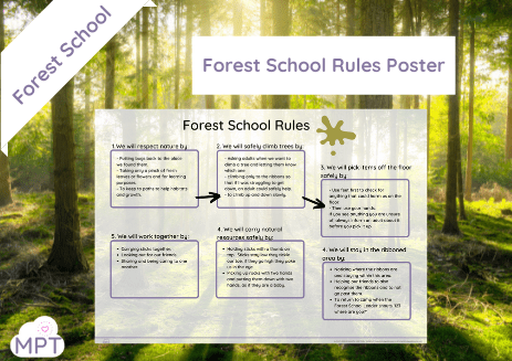 Forest School Rules Poster