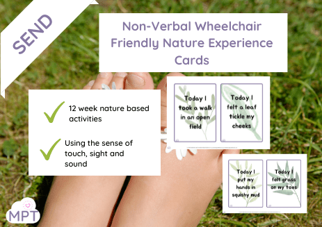 Non-Verbal Wheelchair Friendly Nature Experience Cards