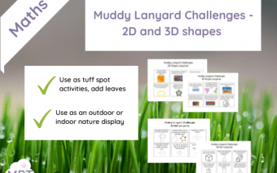 Muddy Lanyard Challenges – 2D and 3D shapes