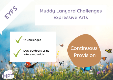 Muddy Lanyard Challenges (Art Outdoor Continuous Provision)