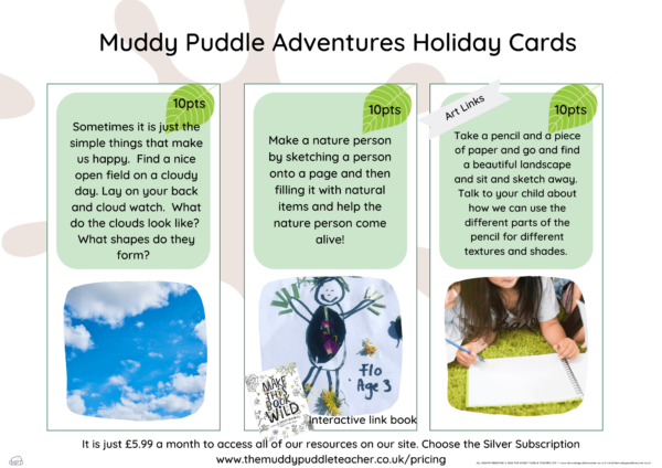 muddy puddle adventure cards