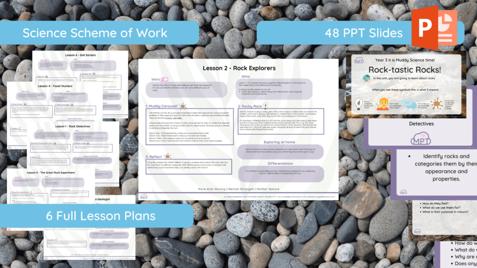 rocks year 3 schemes of work