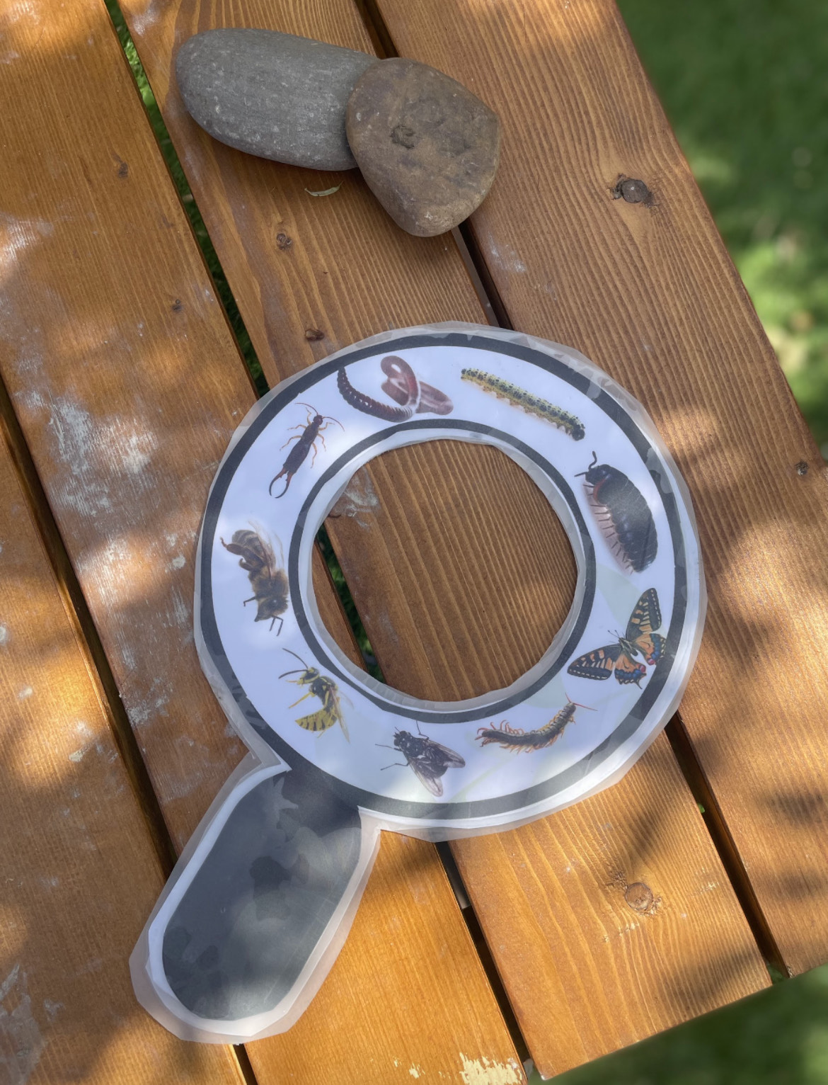 outdoor learning magnifying glass