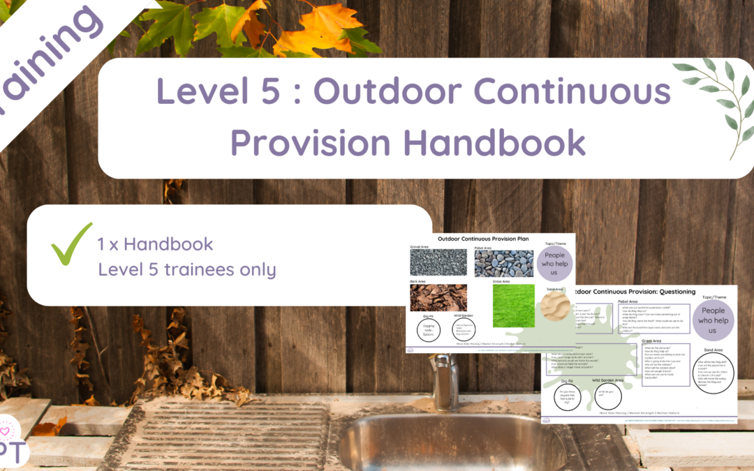 Outdoor Continuous Provision Handbook (Level 5 Trainees only)