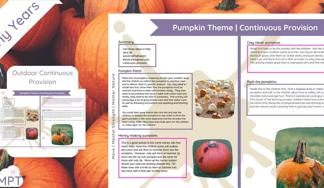 Pumpkin Outdoor Continuous Provision