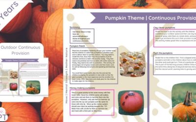 Pumpkin Outdoor Continuous Provision