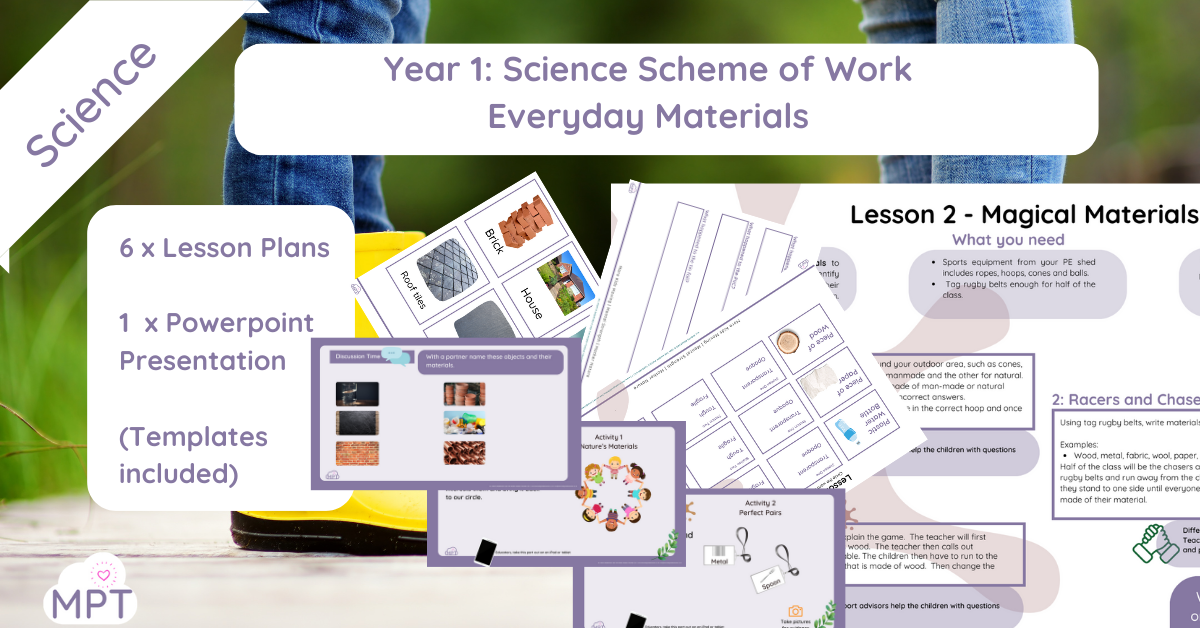 Year 1 Scheme of Work Everyday Materials