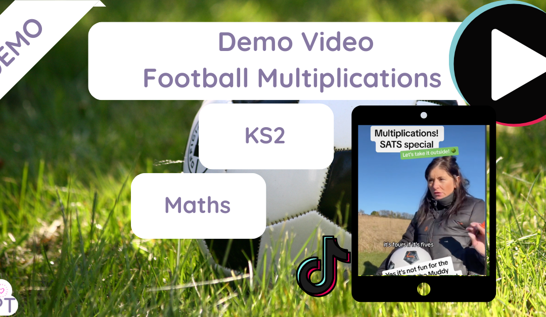 KS2 Football Multiplications Practice (Demo Video)