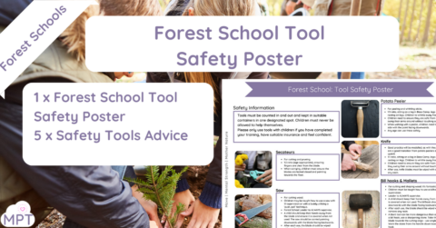 Forest School Tool Safety Poster