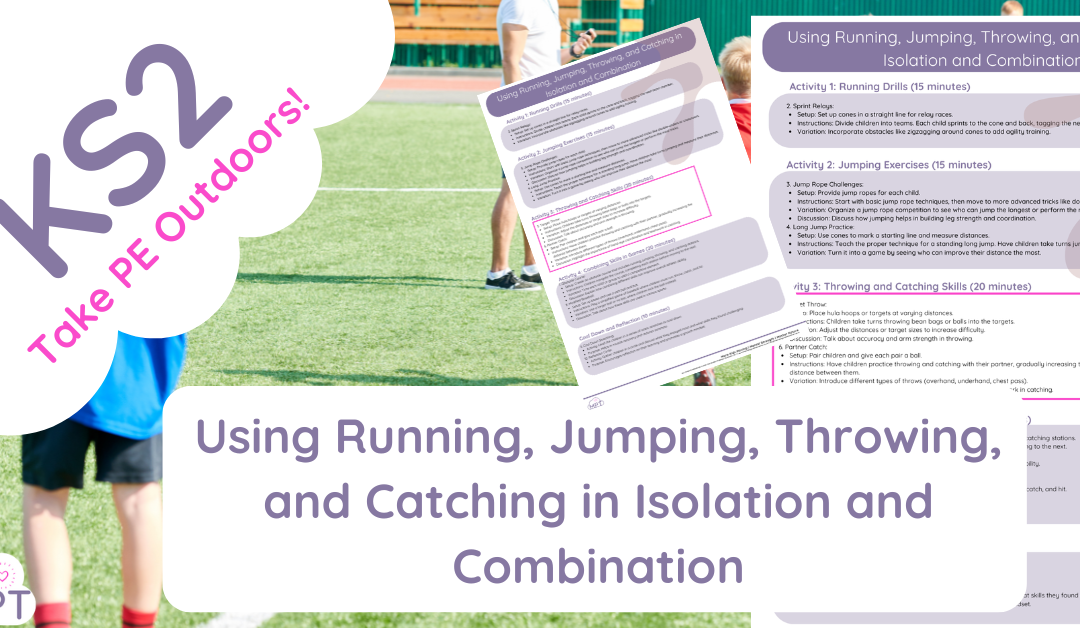 Using Running Jumping Throwing (PE) KS2
