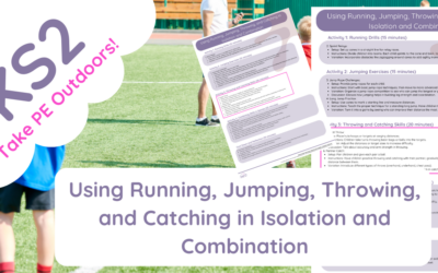 Using Running Jumping Throwing (PE) KS2