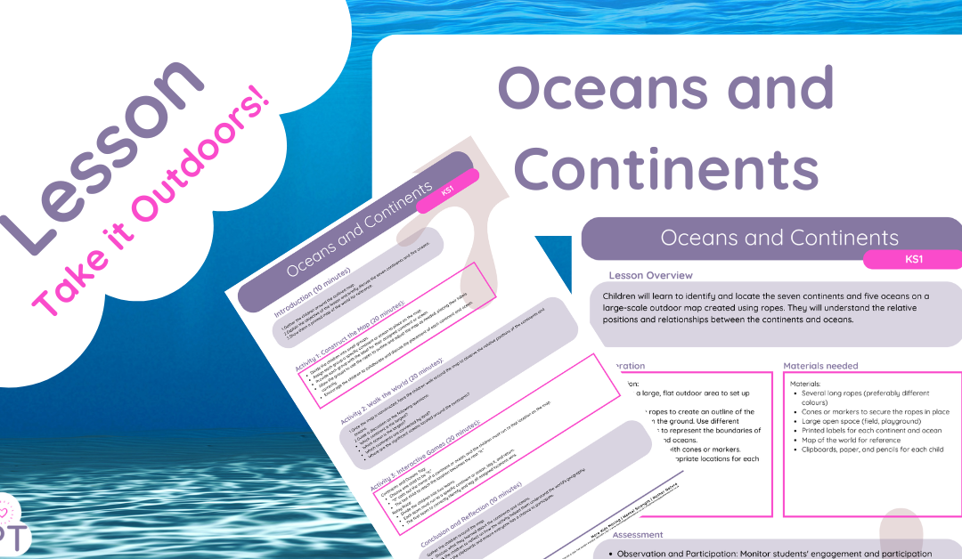 Oceans and Continents KS1 (Rope Method)