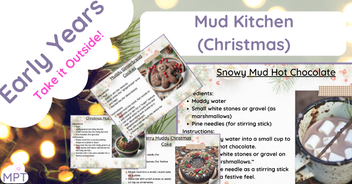 Mud Kitchen Posters – Christmas Theme