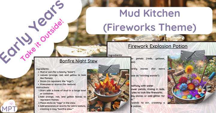 Mud Kitchen Recipes (Bonfire Night)