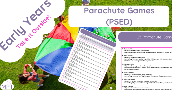 25 Parachute Games (PSED)