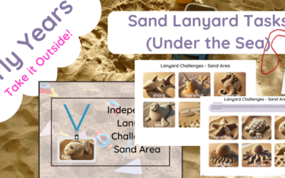 Lanyard Challenges Sand Area (Underwater Theme)