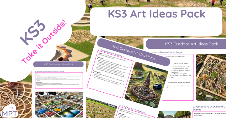 KS3 Outdoor Art Ideas Pack