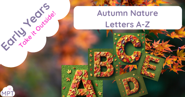 Autumn Nature Letters (Capitals)