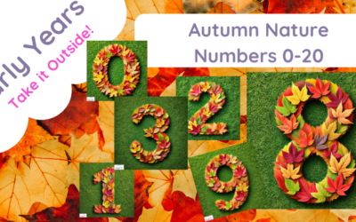 Autumn Nature Numbers 0-20 (Outdoor Displays)