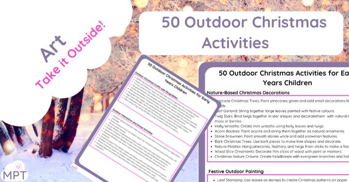 50 Outdoor Christmas Activities Early Years