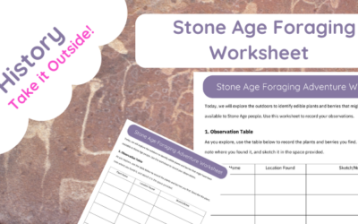 Stone Age Foraging Worksheet