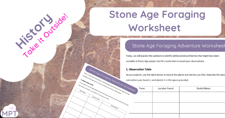 Stone Age Foraging Worksheet