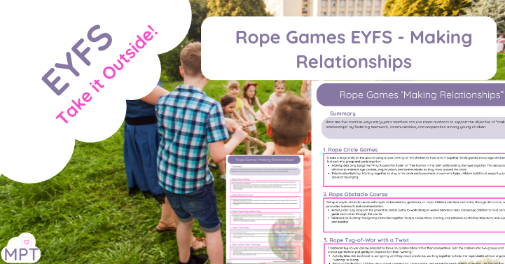 Making Relationships EYFS (Rope Method)