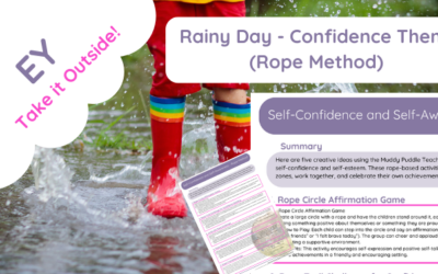 Rainy Day Ideas Early Years – Confidence Theme  (Rope Method)