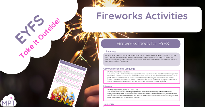 Fireworks Ideas for EYFS