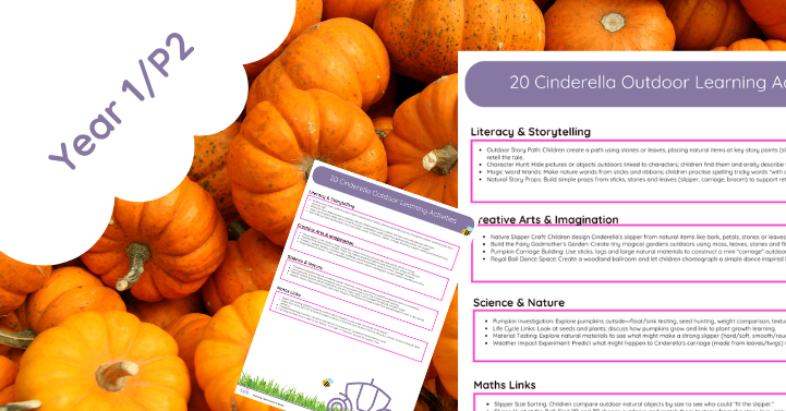 20 Cinderella Outdoor Learning Activities