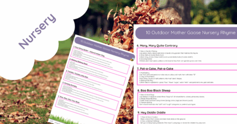 10 Outdoor Nursery Rhyme Acvtivities
