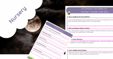 10 Outdoor Hey Diddle Diddle Activity Ideas